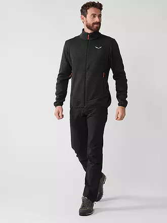 SALEWA | Giacca in pile da uomo Puez Rocca PL | schwarz